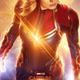 The Captain Marvel Real D poster.